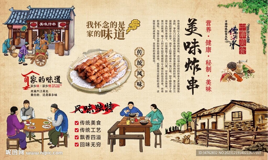炸串