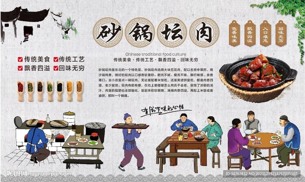 砂锅坛肉