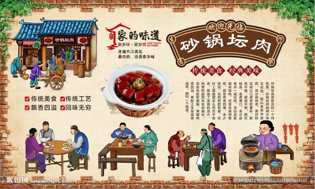 砂锅坛肉
