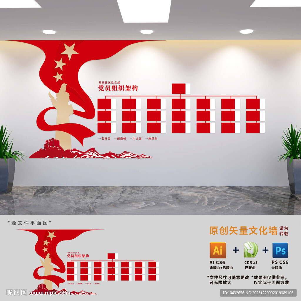 党支部党员组织架构图