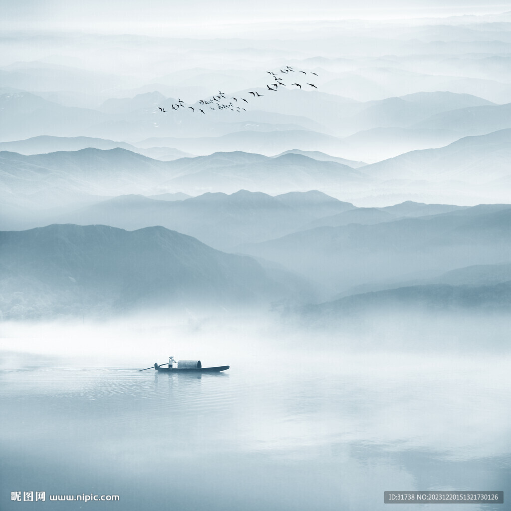 新中式山水画