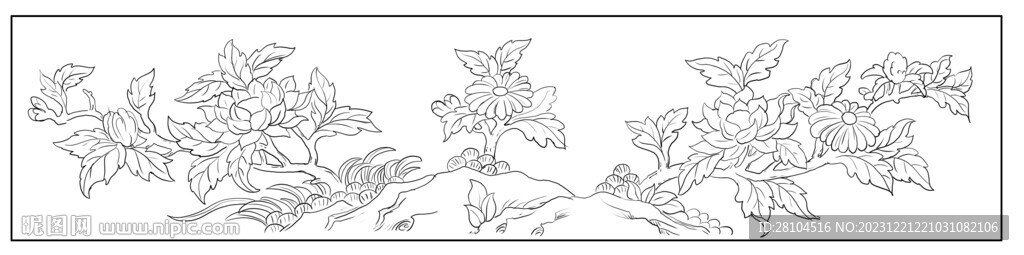 白描花卉