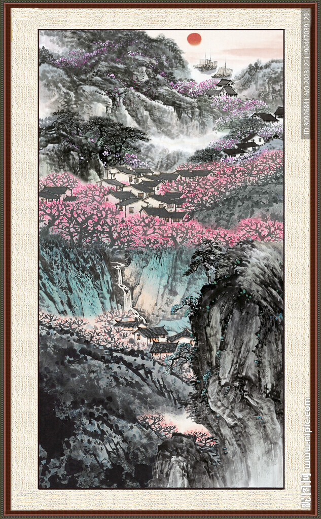 中国风山水 