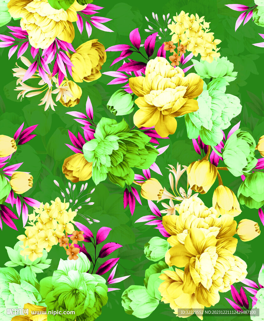手绘花