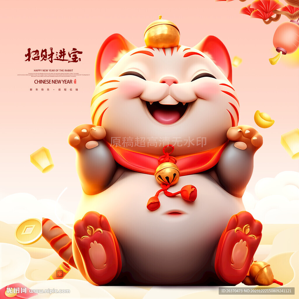 可爱的招财猫