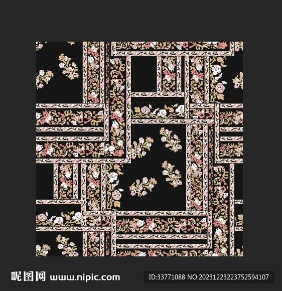 碎花 数码印花 