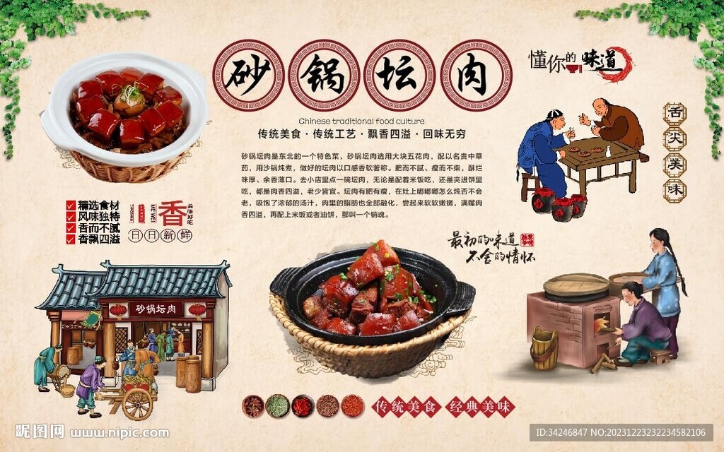砂锅坛肉