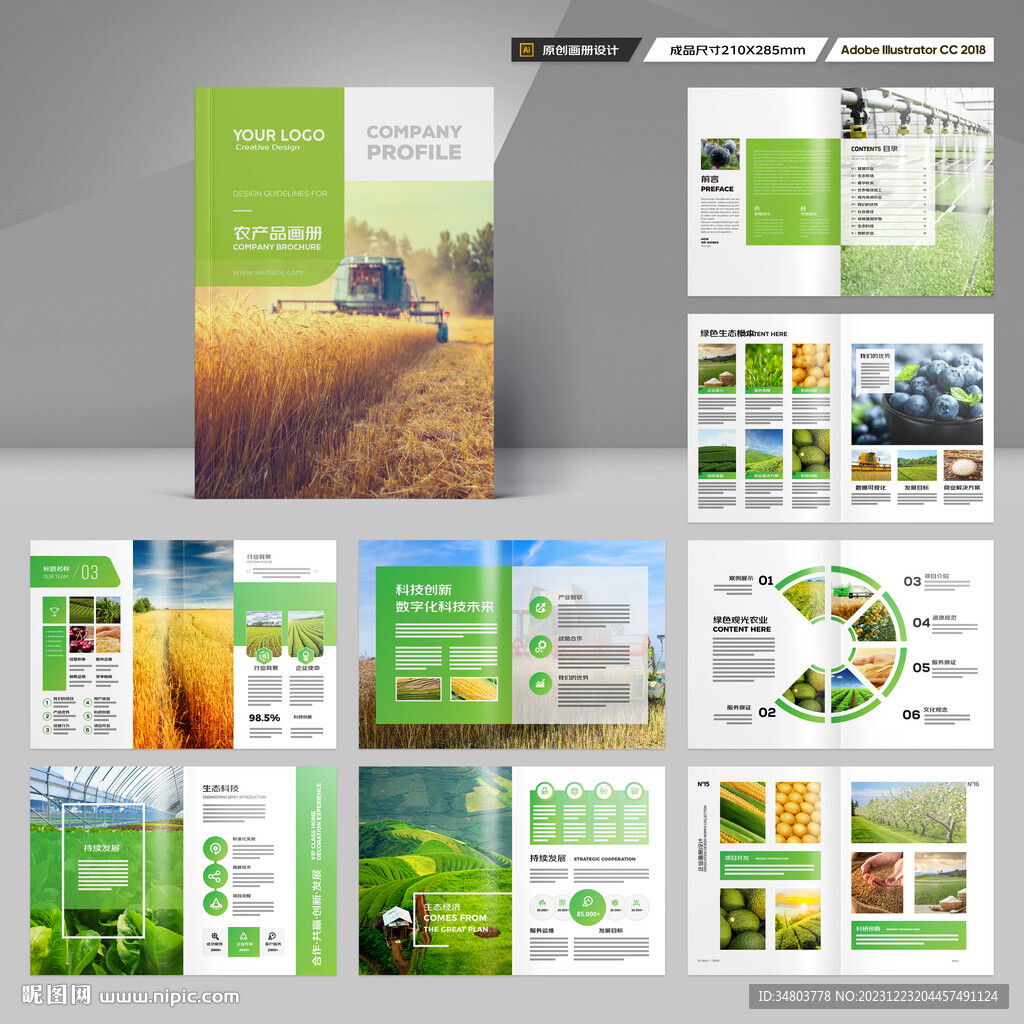 农产品画册