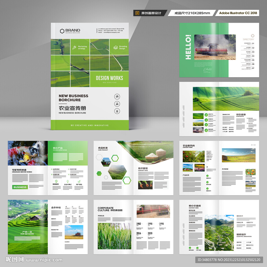 农产品画册