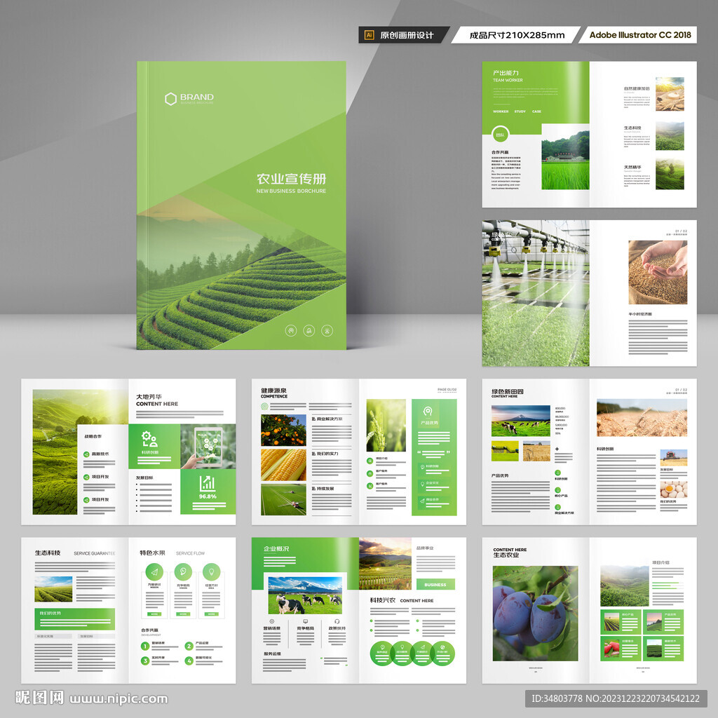 农业合作社画册
