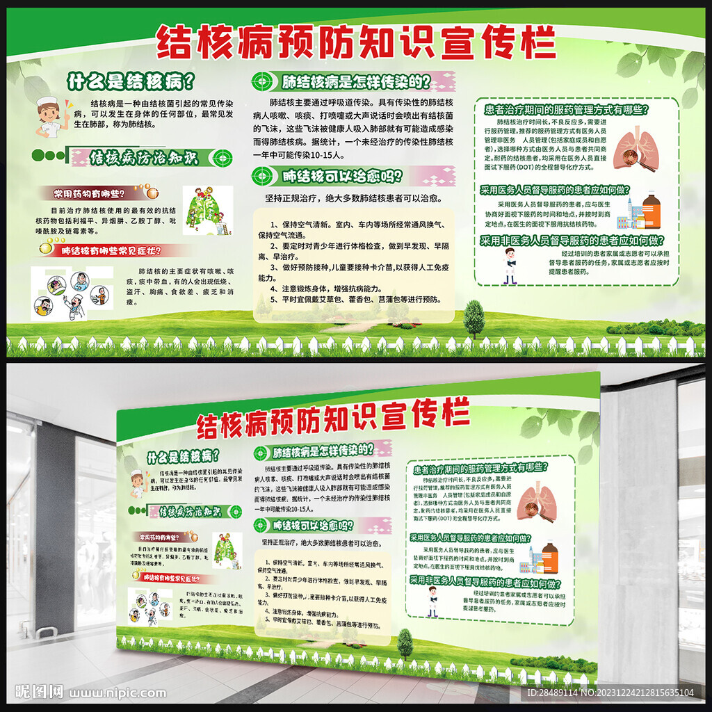 预防结核病宣传栏