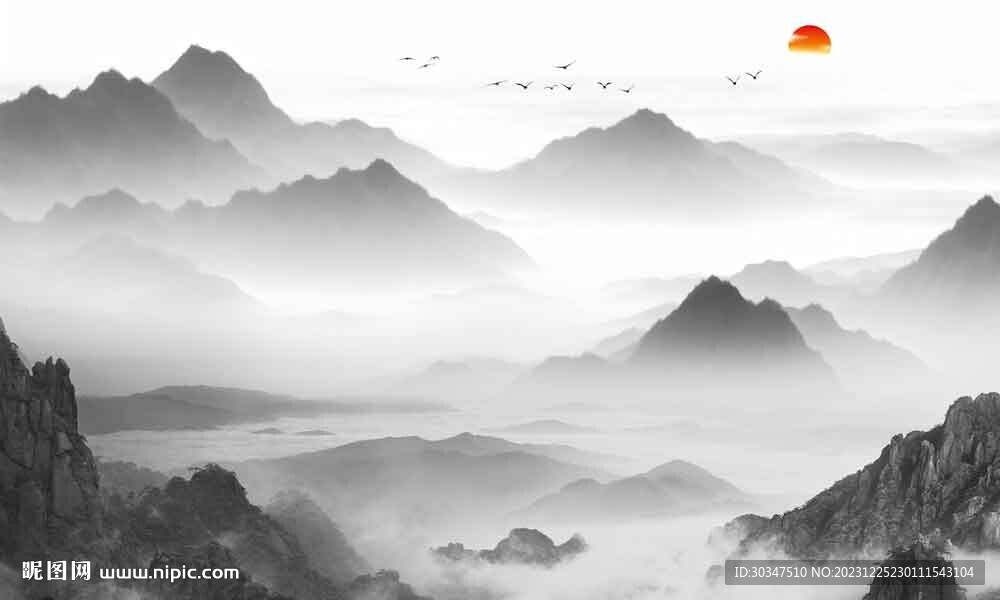 意境山水画