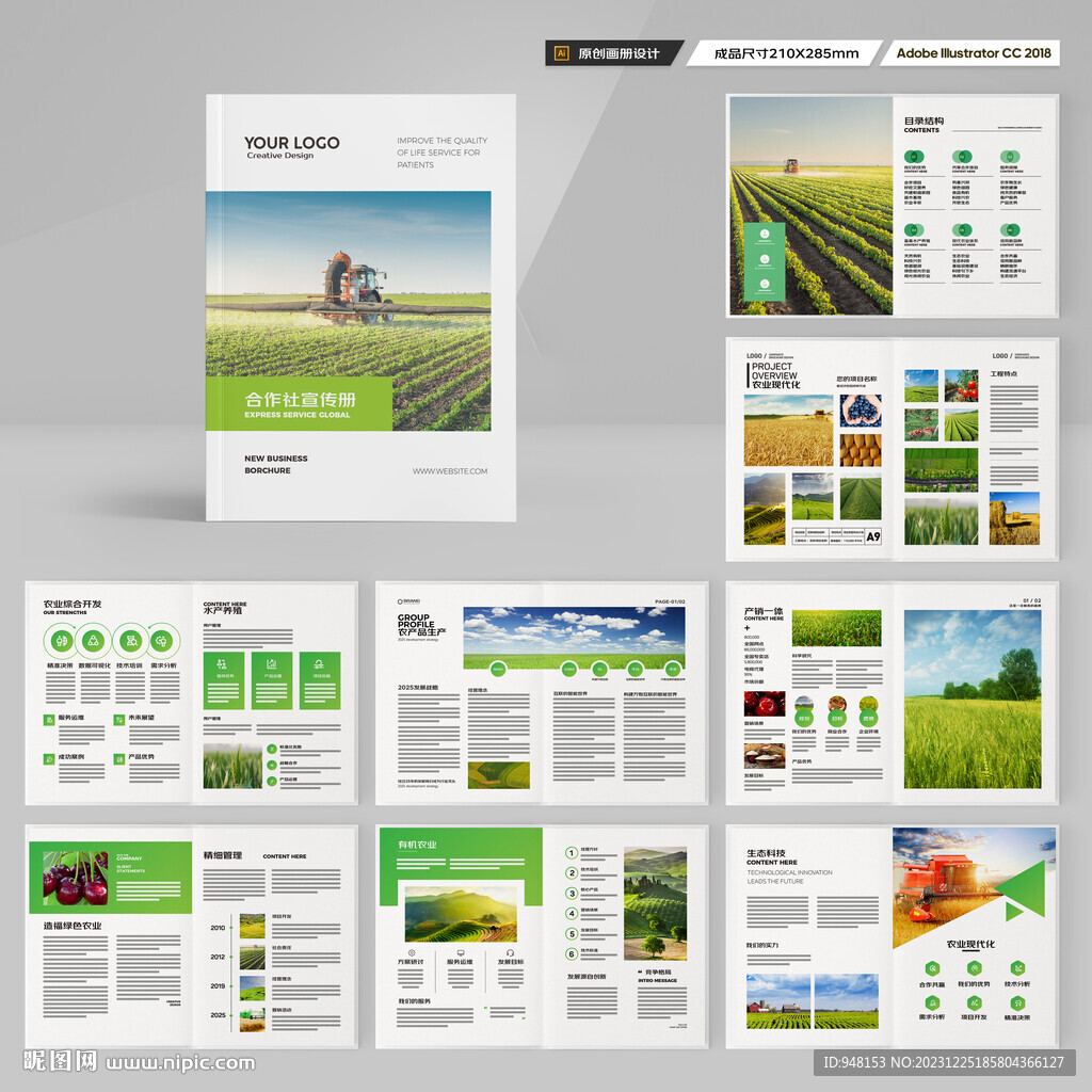 农业合作社画册