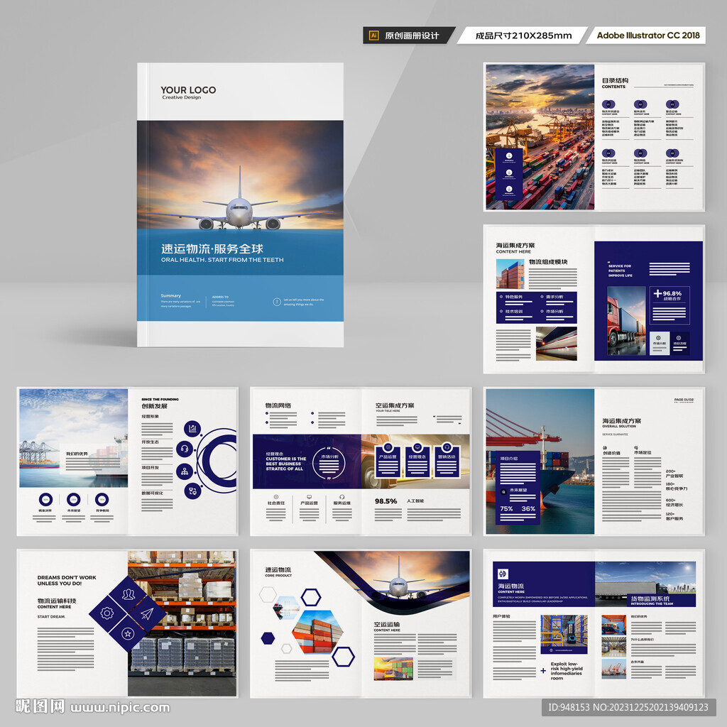 物流公司画册