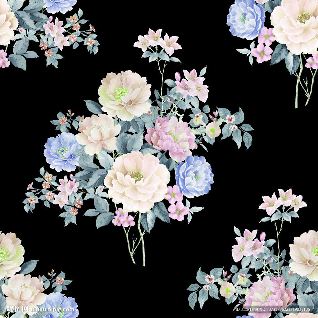 手绘花