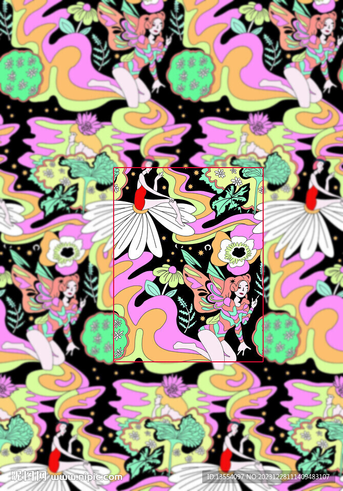 大牌印花