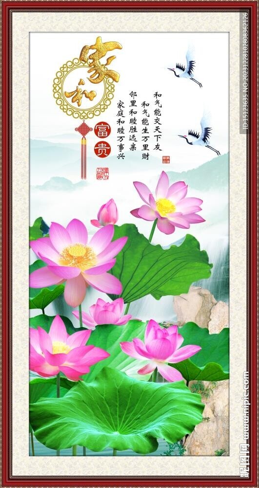 荷花图
