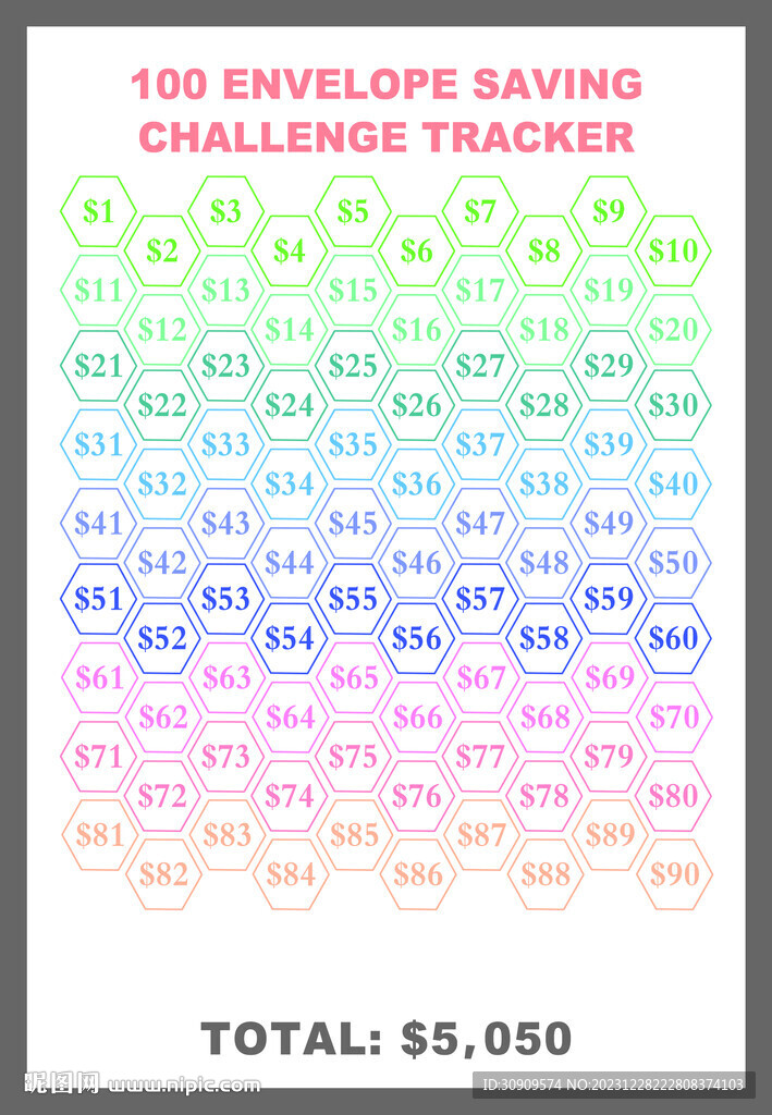 数字渐变