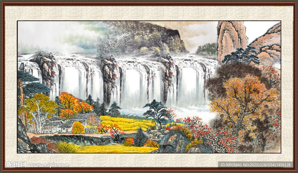新中式山水画