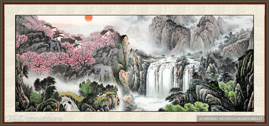 中国风山水 
