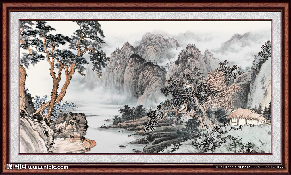 国画山水 