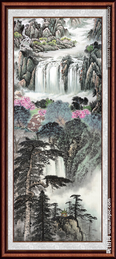 国画山水 