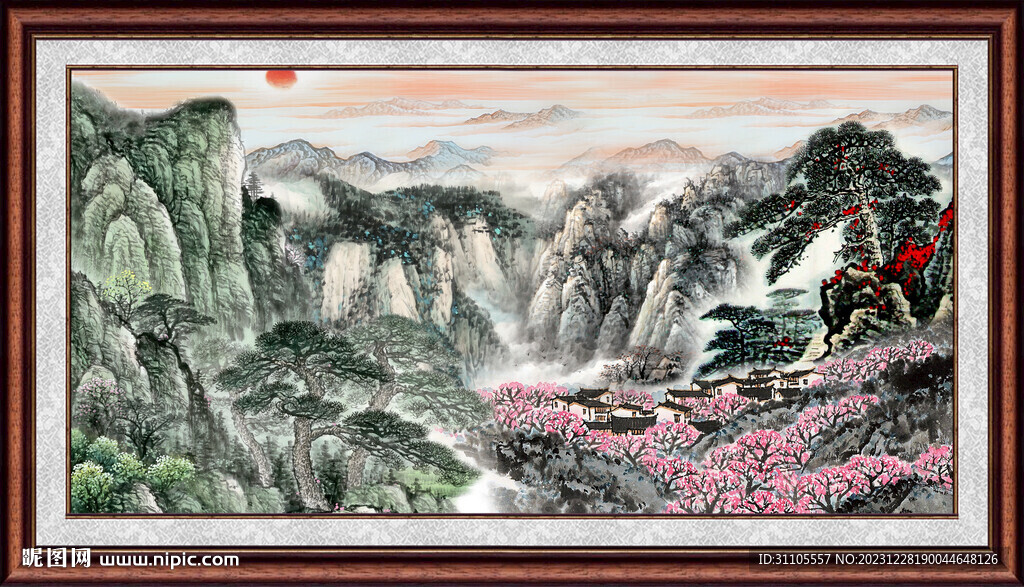 国画江山如画 