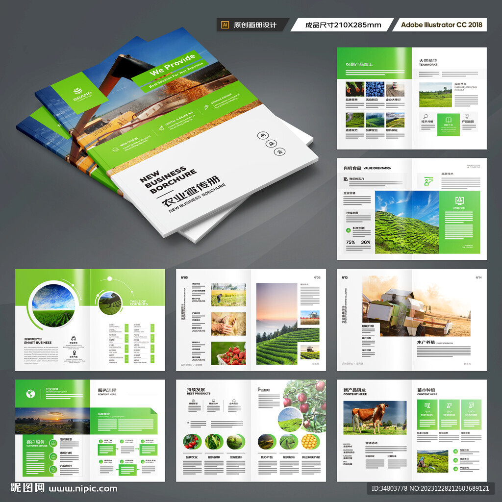 农业合作社画册