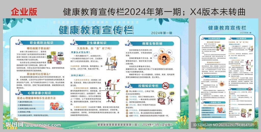 2024健康教育宣传栏第一期