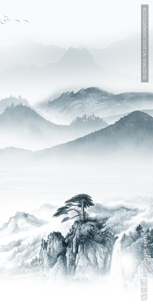 人气 中式现代玄关 TIF分层