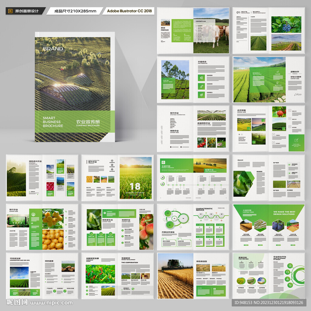 农业合作社画册