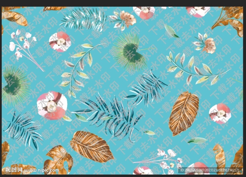 热带花