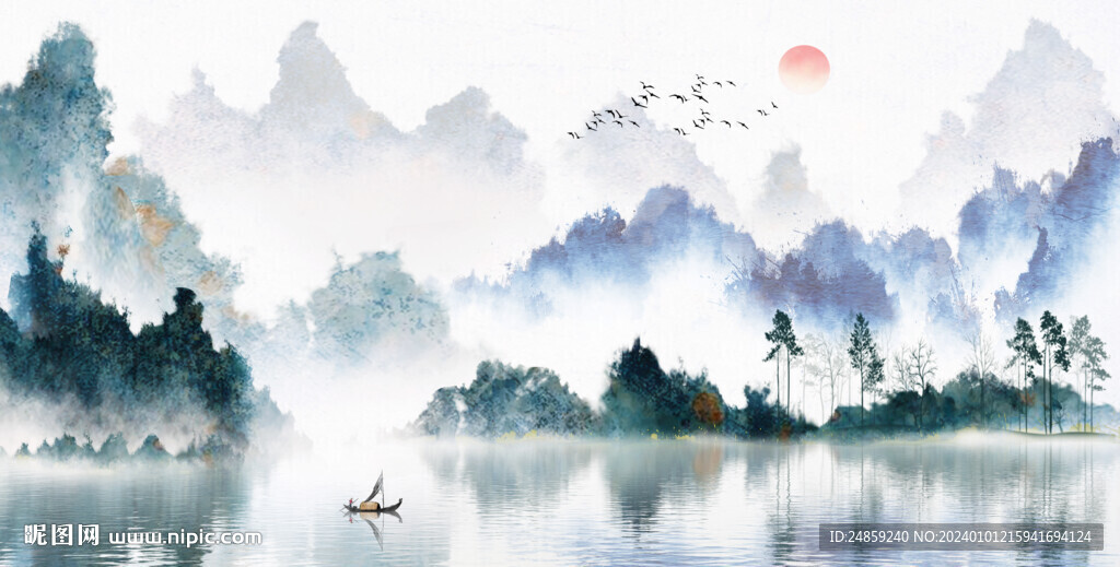 意境山水画
