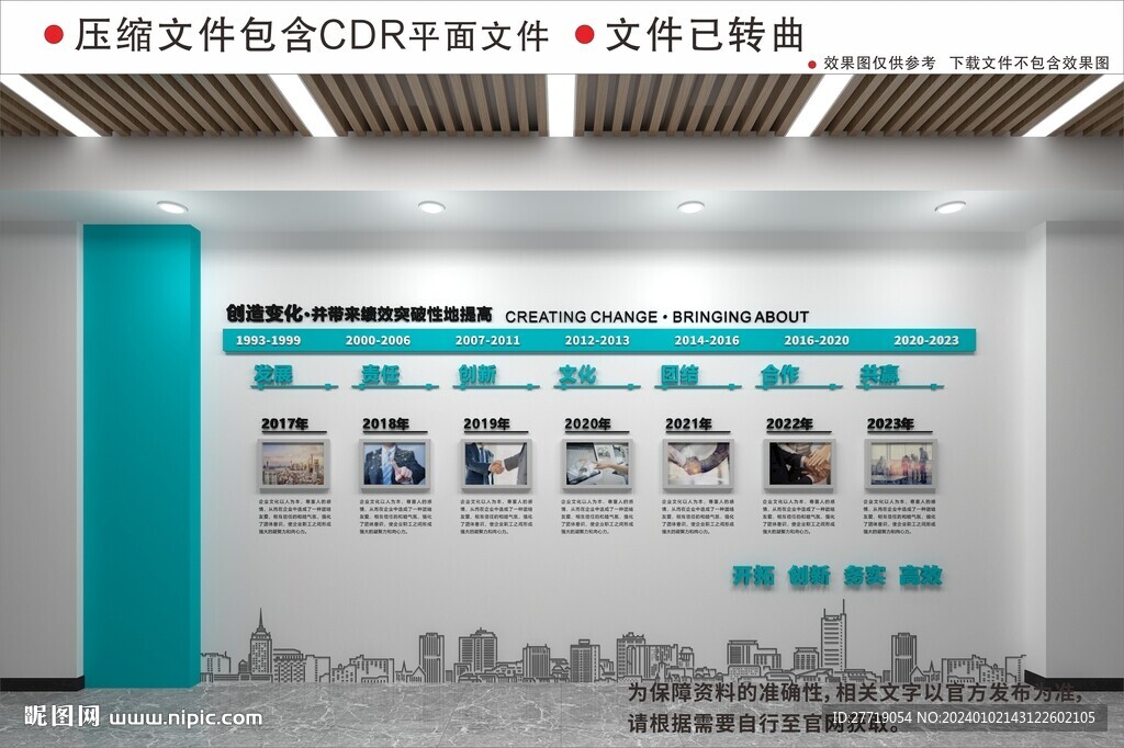现代企业文化墙