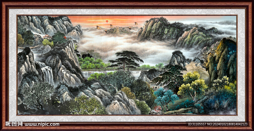 山水 