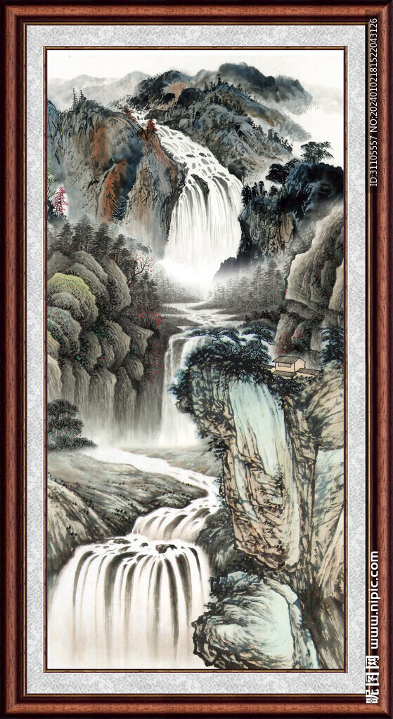 山水国画 
