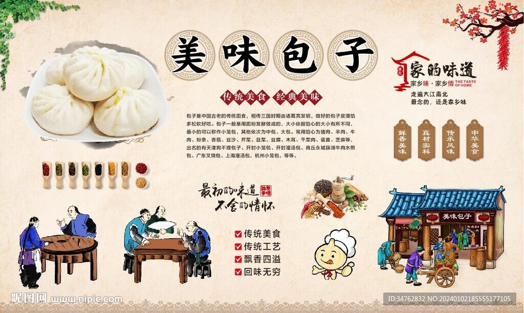 包子背景墙