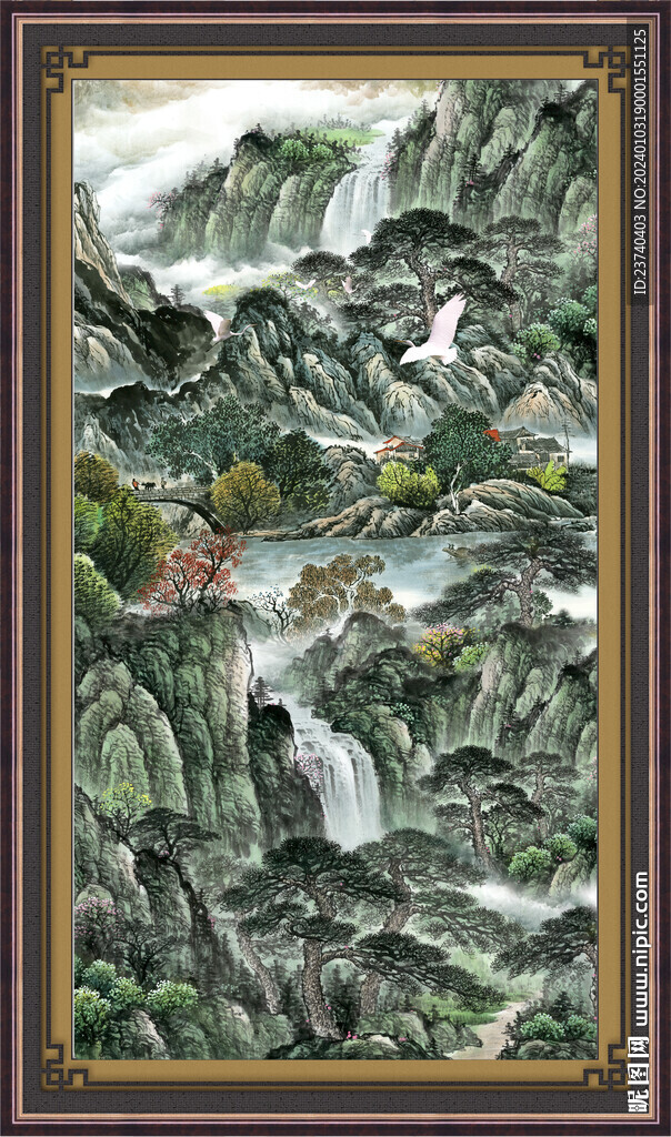 新中式山水 