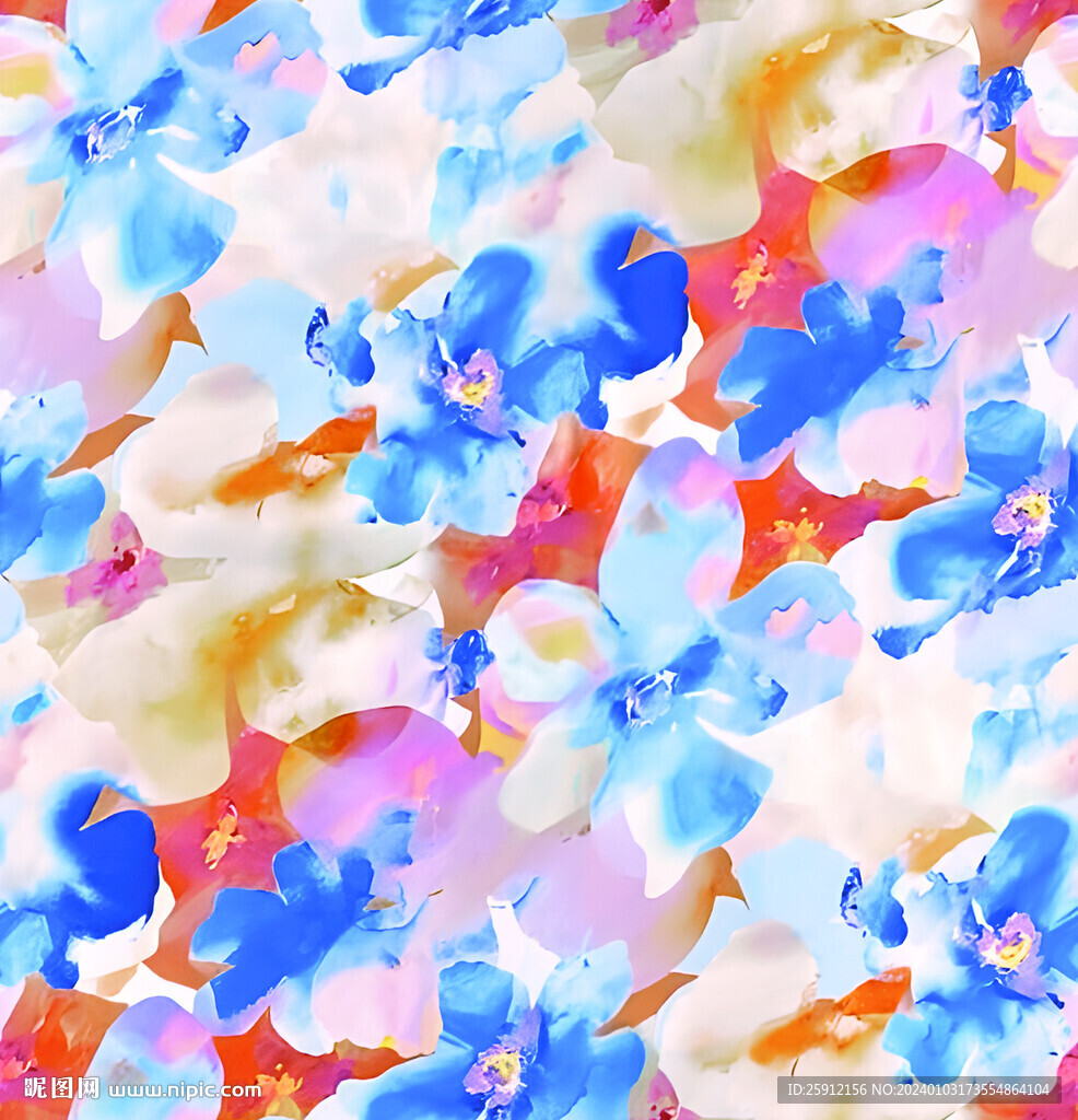 扎染花