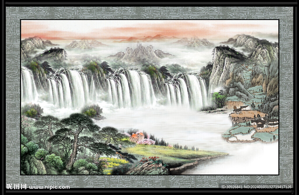 山水画 
