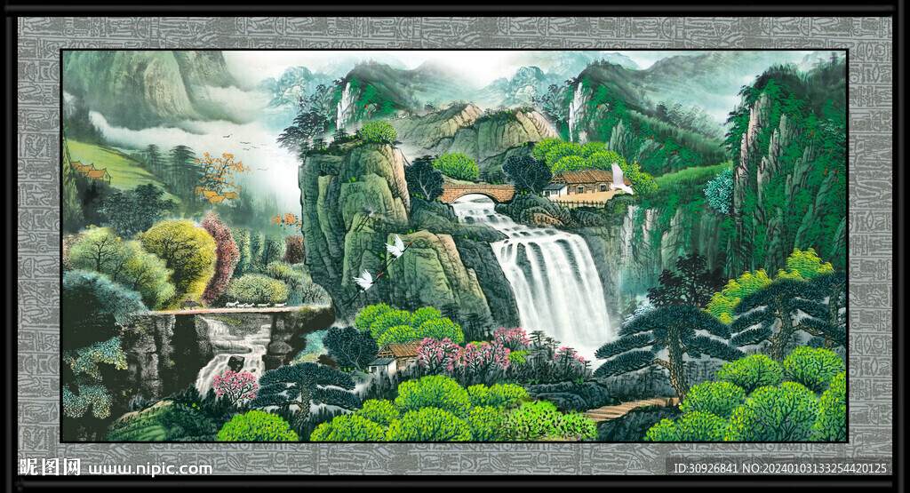山水画 