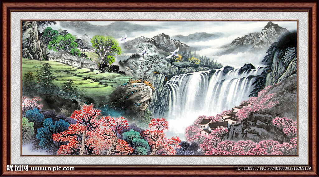 中国画山水