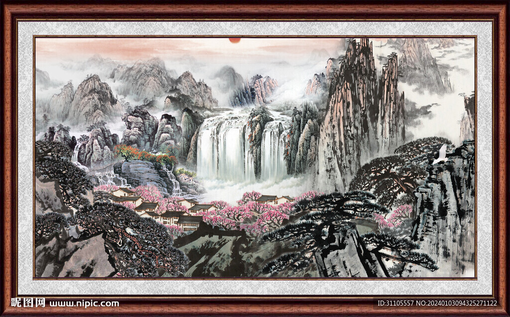 中国画山水