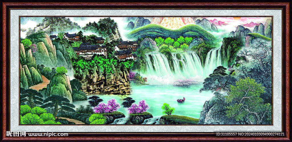 中国画山水