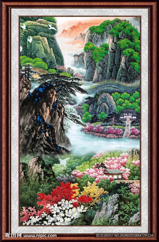 中国画山水