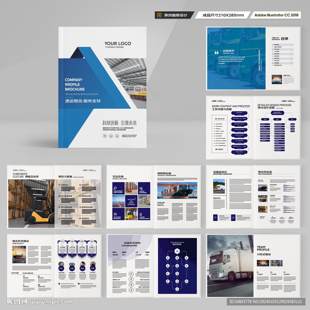 物流公司画册