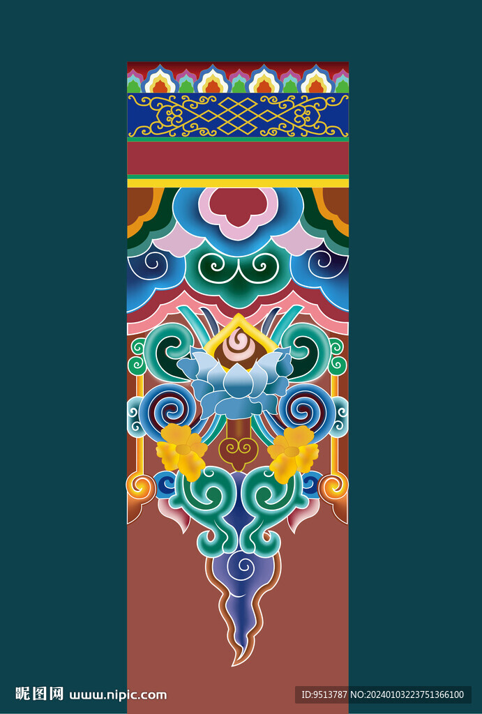 藏式柱子