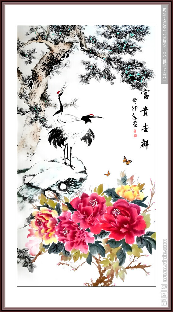 松鹤图