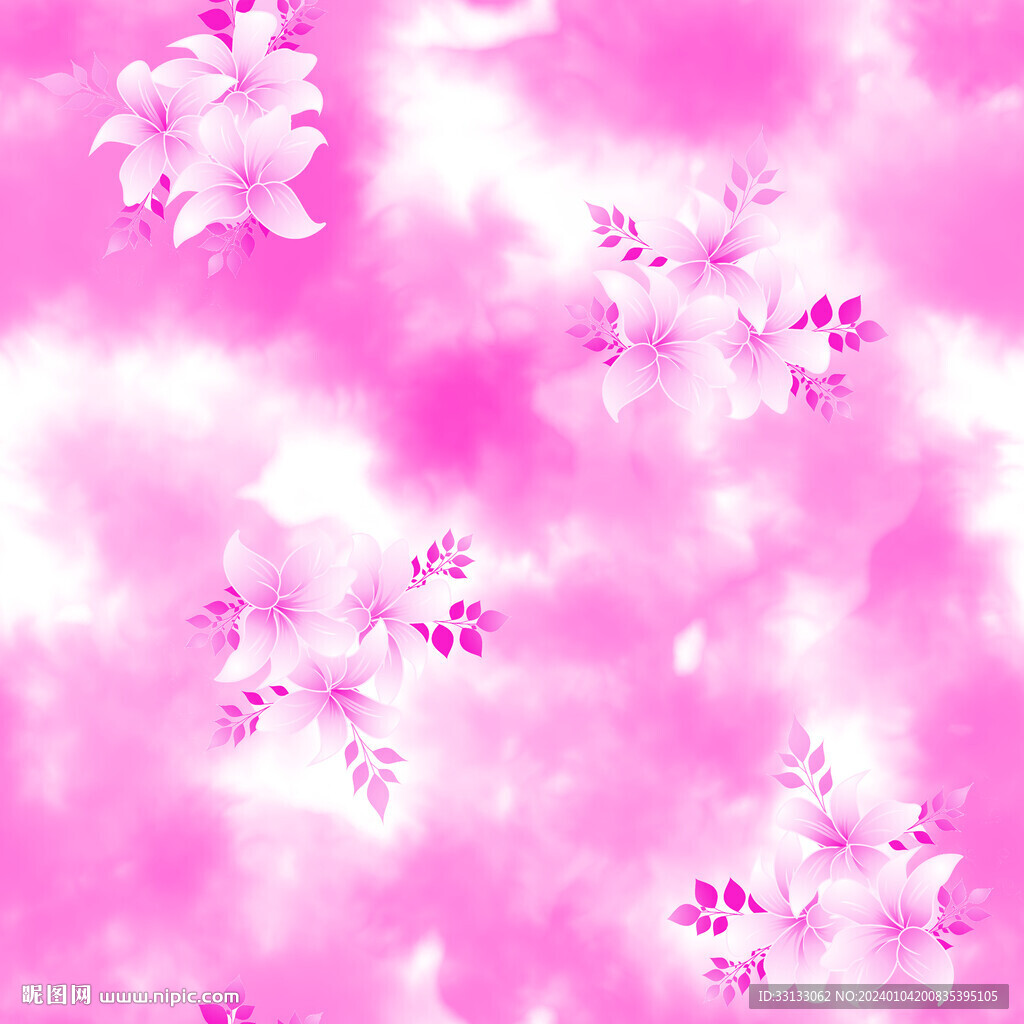 扎染花