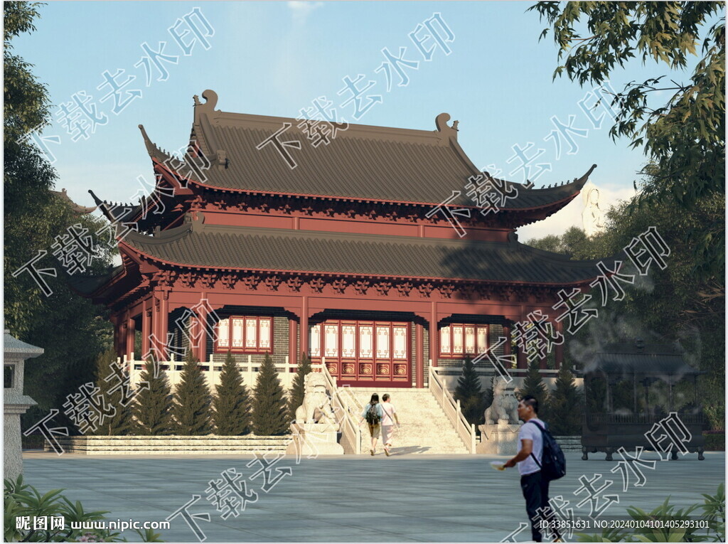 古建大殿